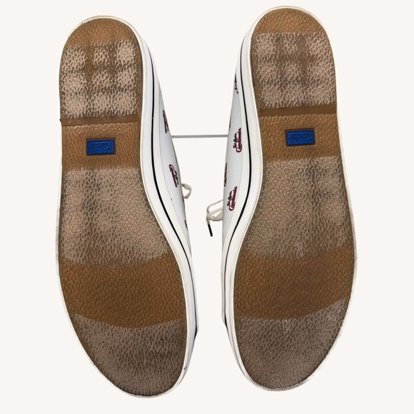 Women's Keds White St. Louis Cardinals Kickstart Repeat Logo Sneakers Size 10 - Picture 6 of 10